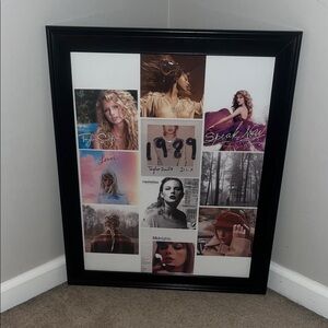Black Framed Taylor Swift Collage